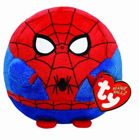 Ty Beanie Ballz Spiderman Plush - Regular: Toys & Games