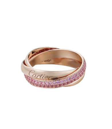 Cartier - pink sapphire stone