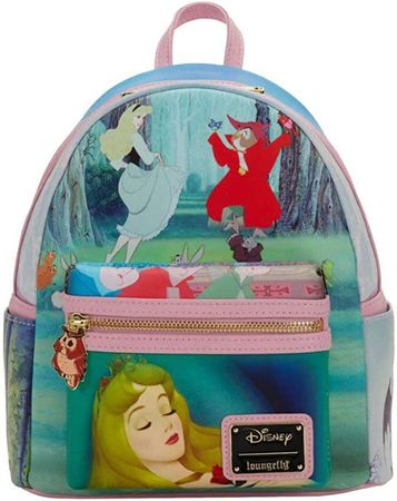 Amazon.com | Loungefly Disney Sleeping Beauty Princess Scene Womens Double Strap Shoulder Bag Purse | Kids' Backpacks