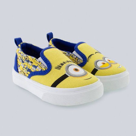 Toddler Boys' NBCUniversal Minions Dual Gore Slip-On Sneakers - Yellow : Target