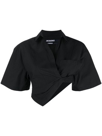 323€ Jacquemus укороченная рубашка асимметричного кроя на FARFETCH. Эксклюзивные коллекции и акции для постоянных клиентов.