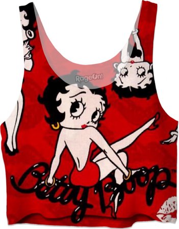 Betty Boop Crop Top