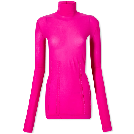 Neon pink long sleeve shirt