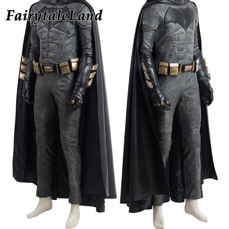 Justice League Batman cosplay Costume Superhero Halloween costumes for adult custom made cosplay Batman Costume leather suit-in Movie & TV costumes from Novelty & Special Use on Aliexpress.com | Alibaba Group