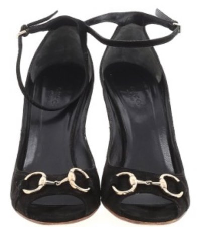 Gucci ankle strap heels