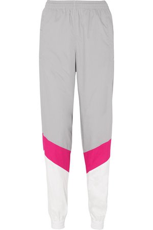 Vetements | Mustermann color-block cotton track pants | NET-A-PORTER.COM