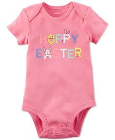 Carter's Easter Graphic-Print Cotton Bodysuit, Baby Girls