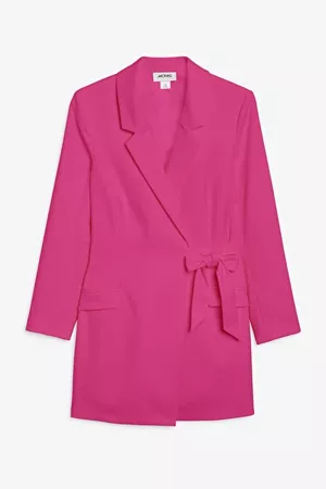 Blazer mini dress - Hot pink - Dresses - Monki ES