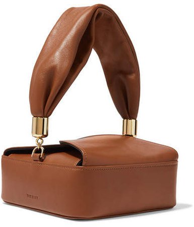The Sant - Furoshiki Mini Leather Tote - Tan