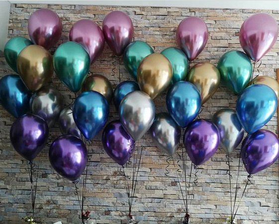 New CHROME latex balloons chrome balloons Qualatex | Etsy