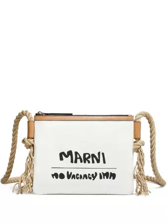 Marni Marcel logo-print Shoulder Bag - Farfetch