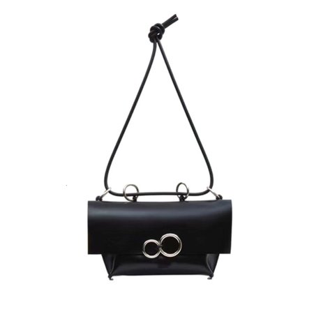 [BXX] 2019 Women Round Ring Tote Bag Fashion PU Leather Women's Messenger Shoulder Bag Lady Clutch Handbags Envelope Bags HE278