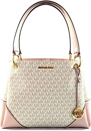 Amazon.com: Michael Kors Women's Nicole Large Shoulder Bag Tote Purse Handbag (Blossom Multi): Shoes