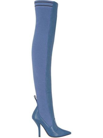 Fendi Rockoko thigh-high boots AW18 - Farfetch Australia