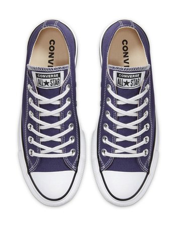 Converse Chuck Taylor All Star Ox Lift sneakers in japanese eggplant | ASOS