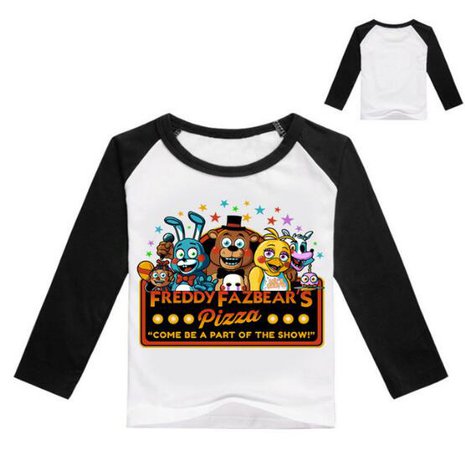 New Boys T shirt Cool Long FNAF Clothes Autumn Kids Shirt Five Night at cartoon Boy T Shirts for Children Boys Long Sleeve Tops|T-Shirts| - AliExpress