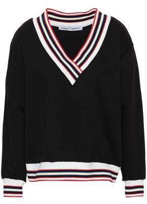 Striped Cotton-blend Fleece Sweatshirt