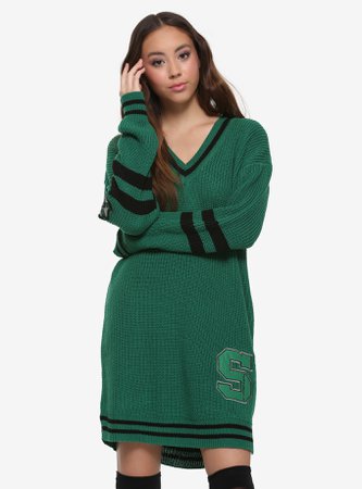 Harry Potter Slytherin Sweater Dress