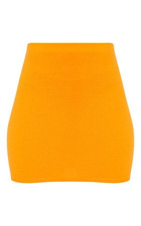 Orange Mini Skirt | Skirts | PrettyLittleThing USA