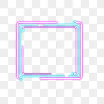 frame png neon