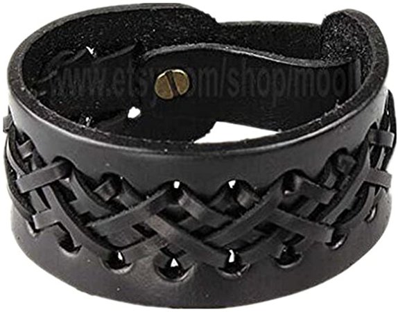 Amazon.com: Original Tribe Black Leather wrap Bracelet Women Leather Bracelet Men Leather Cuff Bracelet Unisex Bracelet SL2613: Jewelry
