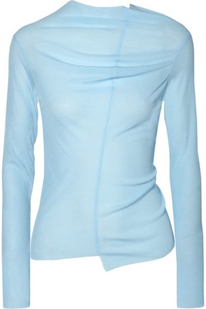 REJINA PYO | Alix draped cutout jersey top | NET-A-PORTER.COM