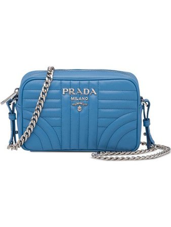 Prada Prada Diagramme leather cross-body bag