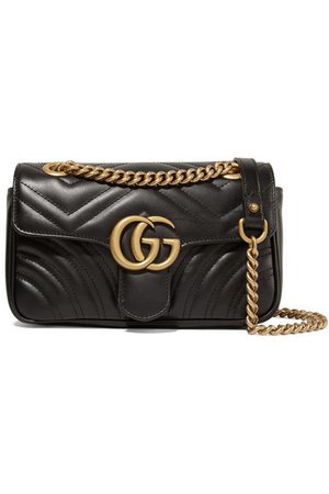 Gucci | GG Marmont quilted leather shoulder bag | NET-A-PORTER.COM