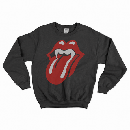 Oversized Halloween Rolling Stones Graphic Sweatshirt and Hoodie - ootheday.