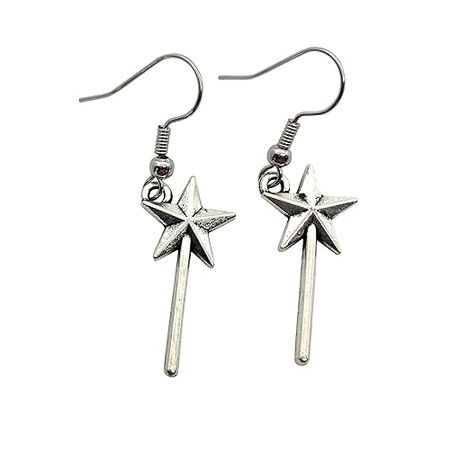 Amazon.com: Fairy Wand Earrings Jewelry for Girls Women, Fairy Princess theme Birthday Christmas : Handmade Products