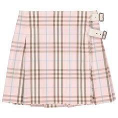 Pink Cotton Skirt Burberry