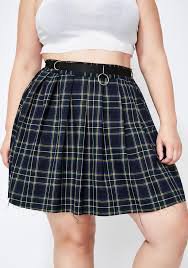 plaid skirt3
