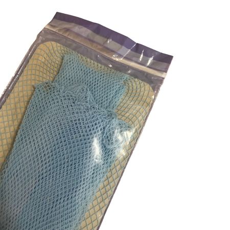 1960’s Mod Fishnet Stockings, Baby Blue, One Size Fits Most, Deadstock/Unopened, Vintage Stockings