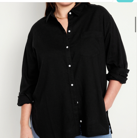Old Navy Linen Button Down