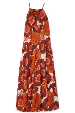 Dodo Bar Or | Dorothy tiered floral-print cotton-voile maxi dress | NET-A-PORTER.COM