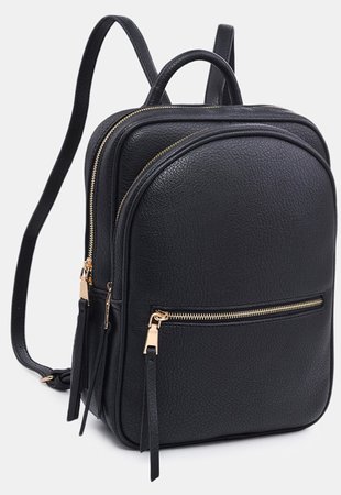 black backpack