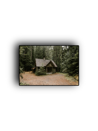 old rustic cabin background