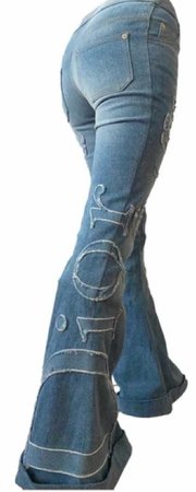 Dior Denim Flare Logo Jeans