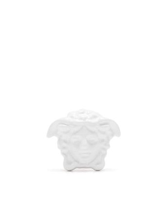 Shop white Versace Medusa stud earrings with Express Delivery - Farfetch