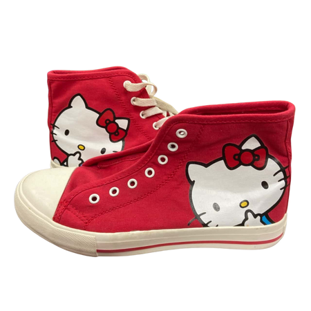 Cute Hello Kitty high tops Size 37 Red