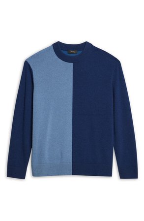 Theory Colorblock Cashmere Sweater | Nordstrom