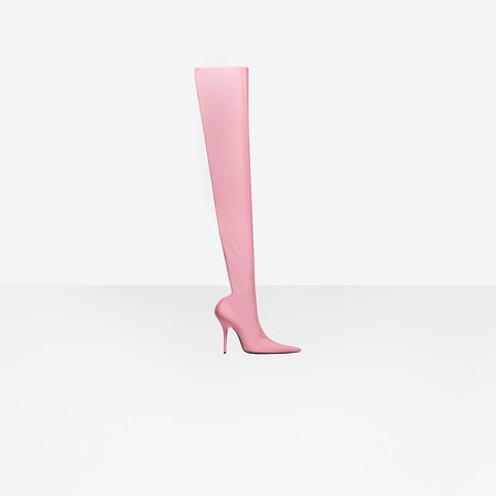 Balenciaga Knife Over The Knee Boots | ROSE DRAGEE | Women's Boots