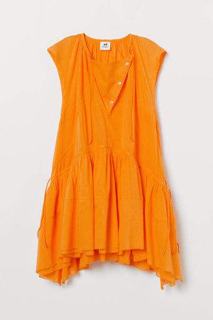 Cotton Dress - Orange