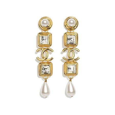 pearl chanel earrings