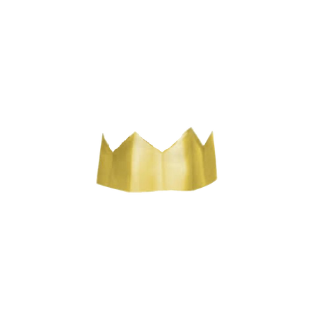 Gold Christmas Paper Crown (Dei5 edit)