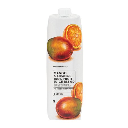 100% Mango and Orange Fruit Juice Blend 1 L | Woolworths.co.za