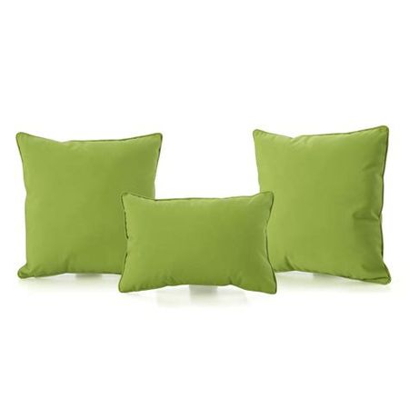 green throw pillow at DuckDuckGo