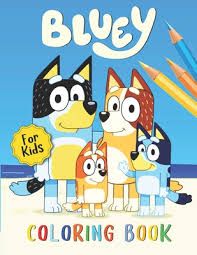 bluey coloring book - Google Search