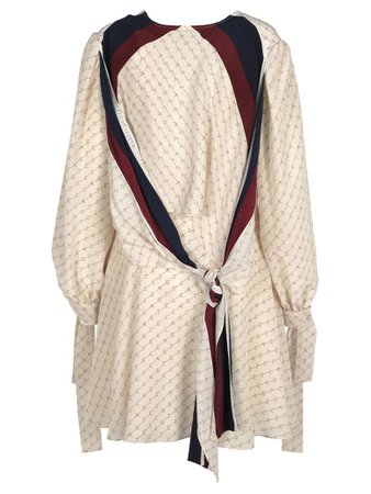 italist | Best price in the market for Stella McCartney Stella Mccartney Dress Foulard Monogram - WHITE MONOGRAMME - 10775629 | italist