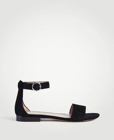 Aislyn Suede Flat Sandals
